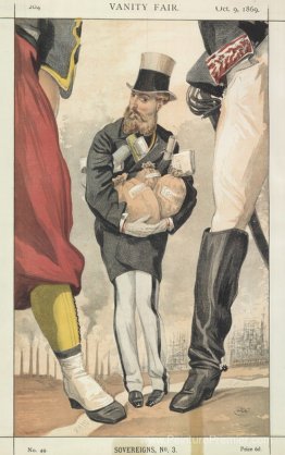 Souverain n ° 30 Caricature de Léopold II des Belges