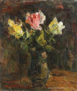 Vase avec des roses