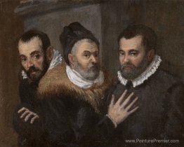 Portrait d'Annibale, Ludovico et Agostino Carracci