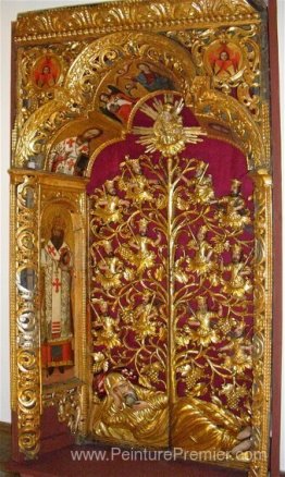 Gates royales de l'iconostase de Zhovkva