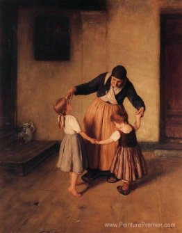 Grand-mère et enfants