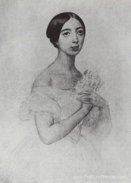 Portrait de la chanteuse Pauline Viardot Garcia