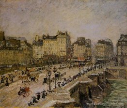 Le pont neuf, neige