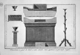 Autel et mobilier sacré du temple égyptien