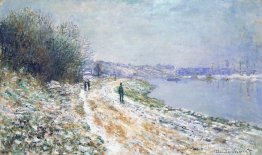 Le chemin de remorquage à argenteuil, hiver