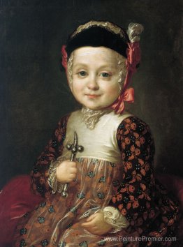 Portrait du comte Alexey Bobrinsky quand il était enfant