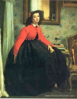 Portrait de Mlle. L.L. (jeune femme dans une veste rouge)