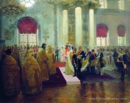 Mariage de Nicholas II et de la Grande Princesse Alexandra Fyodo