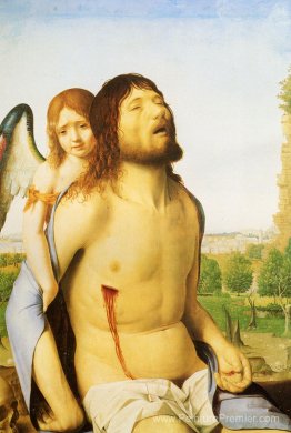 Le Christ mort soutenu par un ange