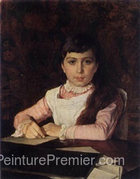 Un portrait d'une jeune fille