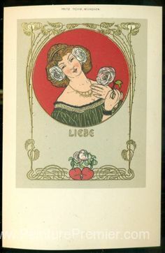 Femme de cartes postales femme coeur