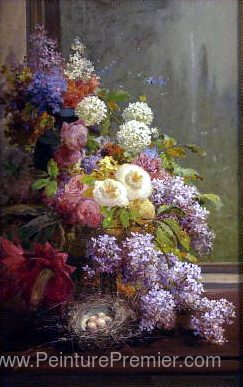 Fleurs et fruits de nature morte