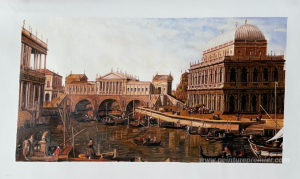 Capriccio: une conception palladienne pour le pont Rialto, avec 