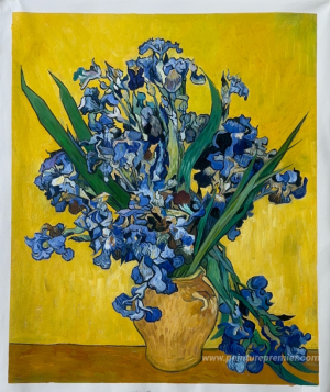 Nature morte avec iris