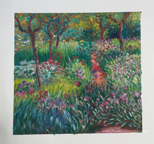 Le jardin de l'iris à Giverny