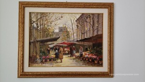 Marché des fleurs à La Madeleine