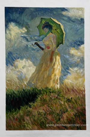 Femme avec un parasol (également connu sous le nom d'étude d'une