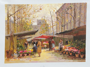 Marché des fleurs à La Madeleine