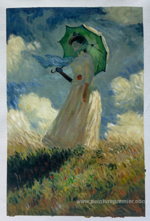 Femme avec un parasol (également connu sous le nom d'étude d'une